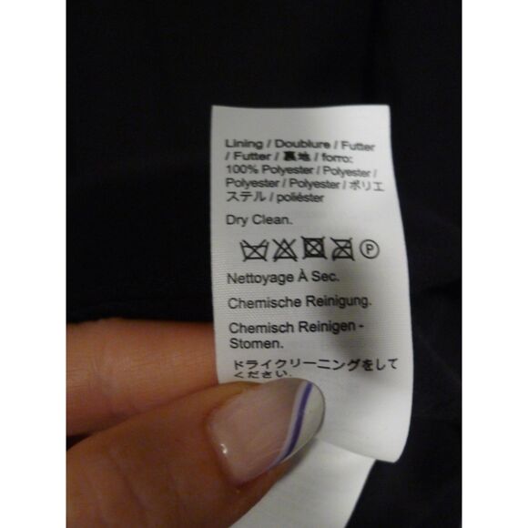 J. Crew Schoolboy Stretch Crepe Blazer Suit Jacket - Navy Blue 6P - Picture 6 of 7